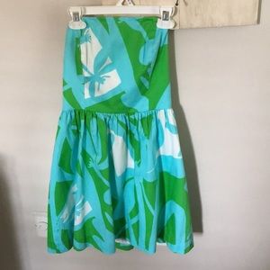 Strapless lily pulitzer dress